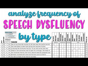 Assessment of Stuttering by Dysfluency Type: Chart Analysis