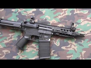 ASG Armalite M15 URX - SBR AEG & chrono.