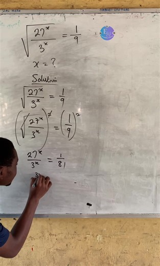 Exponential equation #emmymathstutorials