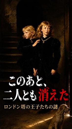 王になれなかった少年――ロンドン塔から消えた二人の王子 #ロンドン塔 #リチャード3世 #美術解説