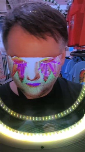 Inside Omega Mart at Area15 Las Vegas, there’s a mirror that changes...