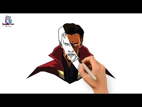 How To Draw Doctor Strange Marvel Tutorial - Multiverse of Madness