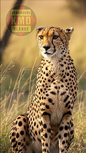 Geräusch des Geparden – Echte Geräusche der Savanne – TIERGERÄUSCHE 🐆