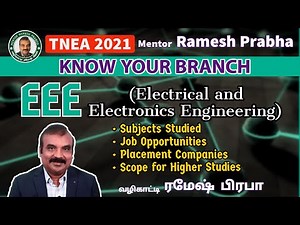 EEE(Electrical & Electronics Engineering) |Know Your Branch| Prof Dr.S.Ramesh | Mentor Ramesh Prabha