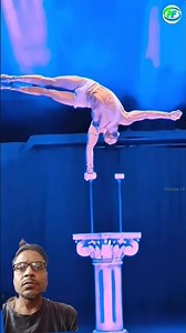 One Hand Balance on Tiny Stand 😱 | Unbelievable Circus Skill #Shorts#circus#meditationmusic#circstv