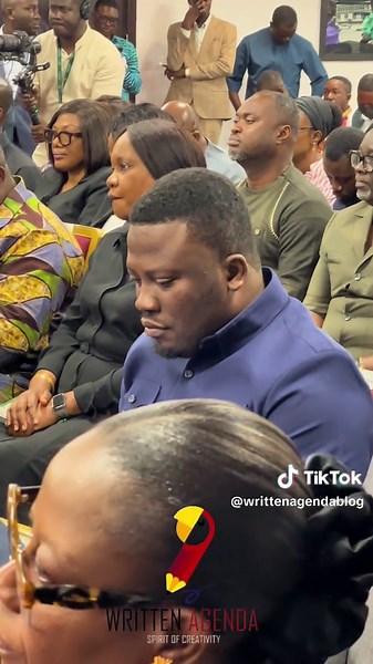 Ashanti Regional Minister Dr. Frank Amoakohene at the Accra City Hotel for the National Dialogue on Decentralization and Response Governance. #writtenagendablog