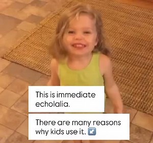 17K views · 232 reactions | Immediate echolalia is when a child...