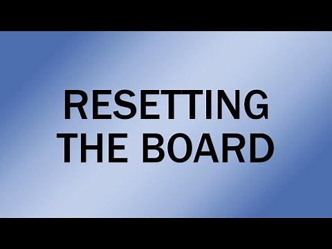 Wanco Message Sign: Resetting the Board