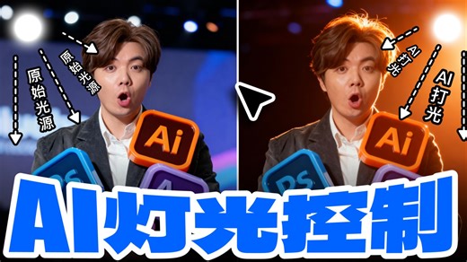 Adobe持续发力！全新AI能添加光源！控制灯光