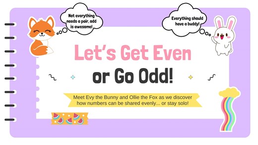 Even and Odd Numbers Lesson