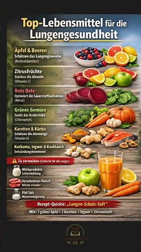 Top foods for strong & clean lungs 🫁