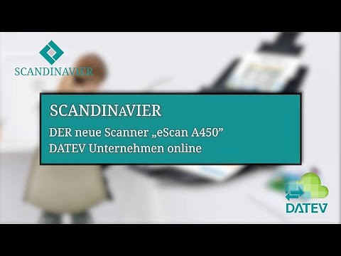 Plustek eScan A450 für Scan zu DATEV Unternehmen online