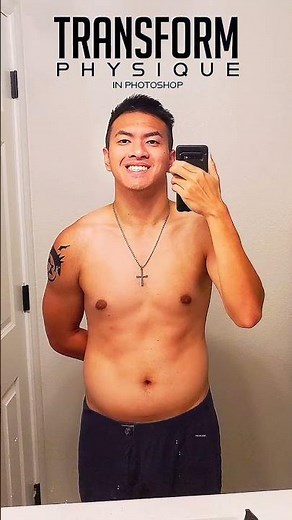 Before-After Body Editing in Photoshop