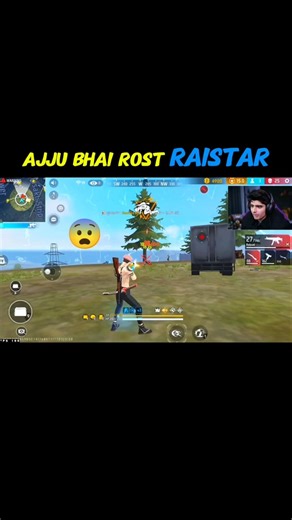 Ajju bhai rost RAISTAR 😰(rai bhai ❌ register bhai ✅) #freefire #foryou #reels