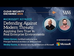 Microsoft Keynote: Defending Against Modern Threats