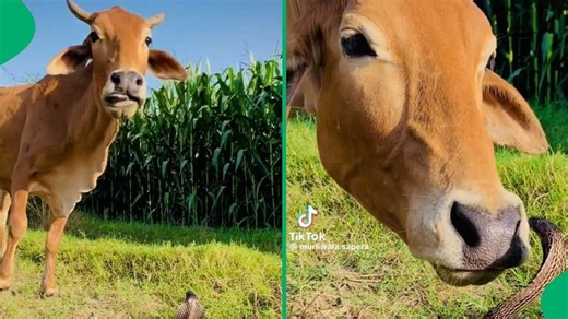 "The audacity": Brave cow faces off with cobra, video takes an unexpected turn
