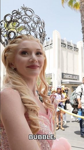 Glinda's Moment She Broke Free of the Girl in the Bubble! 🫧 #wicked #universal #shorts