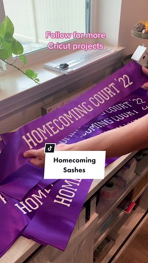 How to make sashes with your Cricut and HTV #cricutprojectideas #cricuttutorial #cricutpartydecor #bachelorettepartyinspo #homecomingcourt #personalizedsash