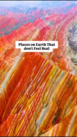 Some places on Earth feel so unreal, they look like scenes from another planet. From the mirror-like salt flats of Bolivia to rainbow mountains in China and alien landscapes hidden in the Sahara, these destinations prove that nature is the greatest artist of all. This is your reminder that our world is far more extraordinary than we imagine. 🌍✨ #UnrealPlaces #TravelReels #HiddenWonders #EarthIsAmazing #BucketListDestinations
