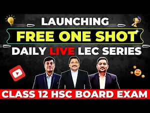 FREE ONE SHOT DAILY LIVE LEC REVISION FOR HSC BOARD EXAM 2025 - LAUNCHING #hsc2025 | DINESH SIR