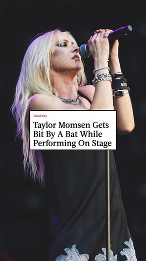Bustle on Instagram: "Former #GossipGirl star Taylor Momsen is now undergoing two weeks of rabies shots after being bitten by a bat on stage while opening for AC/DC. Xoxo, Batgirl… (📹 @taylormomsen) #TaylorMomsen"