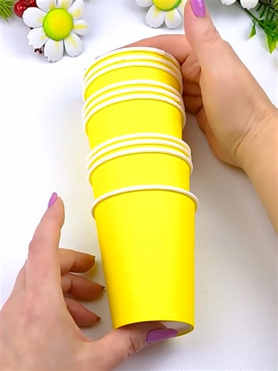 Creative Handmade Craft Ideas Using Paper Cups and Foam Sheet