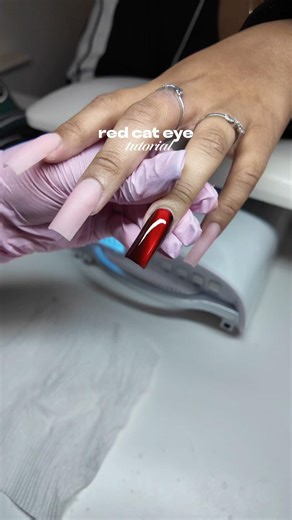 red cat eye tutorial