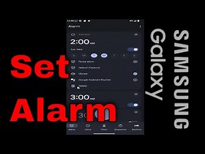 Samsung Galaxy A15: How To Set Alarm | Customize Alarm [Tutorial]