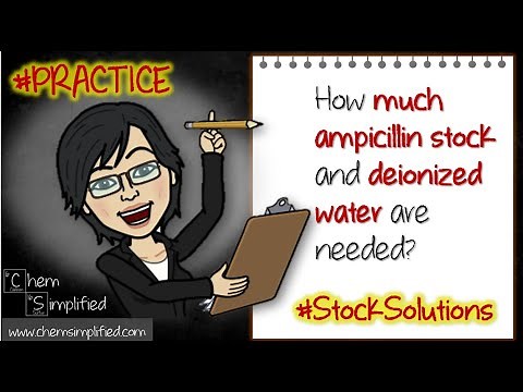 CPP#19 - Stock solution calculations - Dr K
