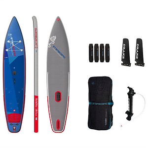 Starboard Inflatable 12'6" x 30" Touring Deluxe SUP Windsurfer Stand Up Paddle Board | Green Water Sports