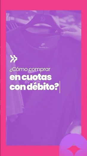 Cómo comprar en cuotas con débito?