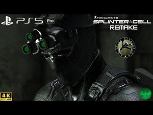 PS5 PRO: Splinter Cell Remake - Video GamePlay Cinematic - Concept Fan Made - The Art of Stealth 4K
