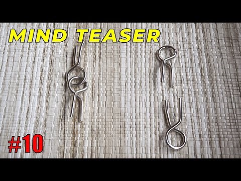 How to Solve a Metal Puzzle Brain Teaser