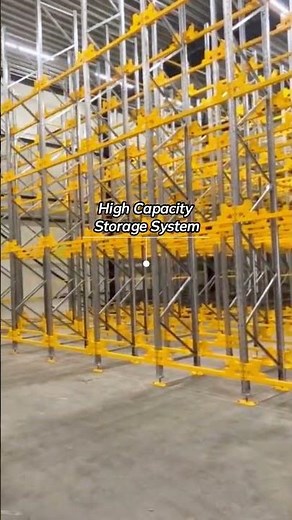 Four-Way Shuttle Racking Installation in Progress 🚧 | Smart Warehouse Project#automatic