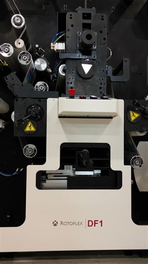 The Rotoflex DF1 was built for the reality of modern label production: fast-turn jobs, tighter margins, and customers who expect flawless finishing every time. With semi-rotary die cutting, ultra-short web paths, and all-in-one converting, the DF1 lets you go from printed roll to finished labels in a single pass. That means less handling, less waste, and dramatically faster job changeovers. The result is more jobs out the door per shift, higher quality on every label, and a finishing workflow th