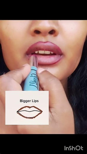 Bigger lip tutorial #tutorial #lipstick #biggerlips #newyoutuber #makeupartist #shorts #liphacks