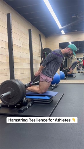 Band Assisted Nordics #Hamstrings #Strength #LowerBodyWorkout #FitOver30 #UnlockYourWerth