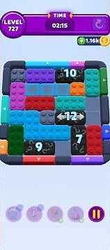 Color Block Jam Level 727 Walkthrough Solution