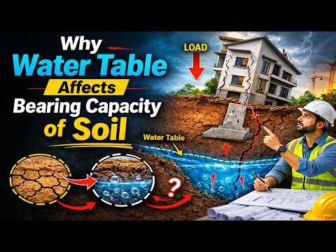 How and Why Water Table Affects Bearing Capacity of Soil? Shocking Effect of Water Table Explained