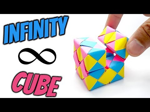 Origami Infinity Cube No Tape - Step-by-Step Instructions