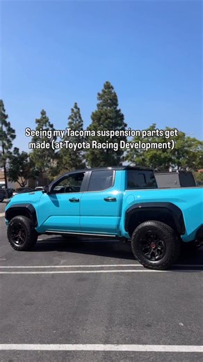 Chloe Kuo on Instagram: "Behind the curtain at Toyota Racing Development (TRD) in Costa Mesa, CA! Did you know, some Tacoma suspension parts, including TRD Pro and Trailhunter upper control arms, are designed and manufactured right here??"