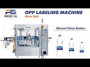 Mineral Water Bottles Opp Labeling Machine