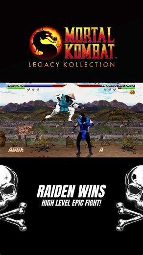 RAIDEN VS HUMAN HYDRO - MORTAL KOMBAT LEGACY KOLLECTION 2026 #mortalkombat #games