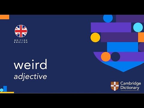 How to pronounce weird | British English and American English pronunciation
