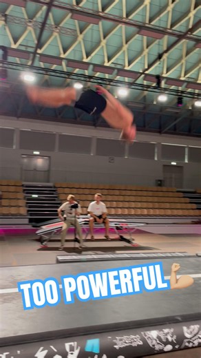 TOO POWERFUL!💪🏼🔥 #power #trainingvideo #flips #backflip By Jeppe Tvedebrink