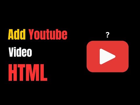 🔥 How to Add a YouTube Video in HTML | Embed YouTube Videos Like a Pro! 🎬
