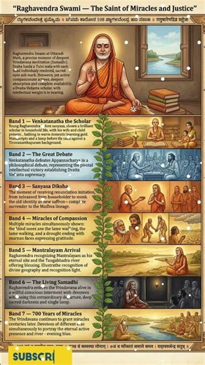 Raghavendra Swami — The Saint of Miracles & Eternal Justice 🪔✨ | Mantralayam Miracles Continue Today