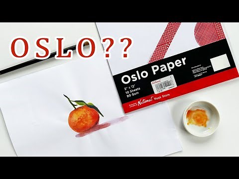 Can You Use Oslo Paper in Watercolor Painting? (Taglish)