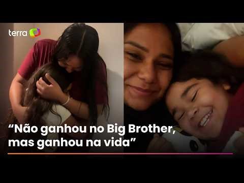 Former Big Brother Brazil contestant Chaiany gets emotional upon reuniting with her daughter afte...