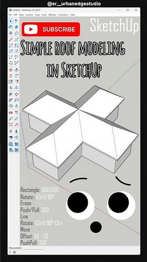 Create a Simple Roof in SketchUp (Beginner Method)